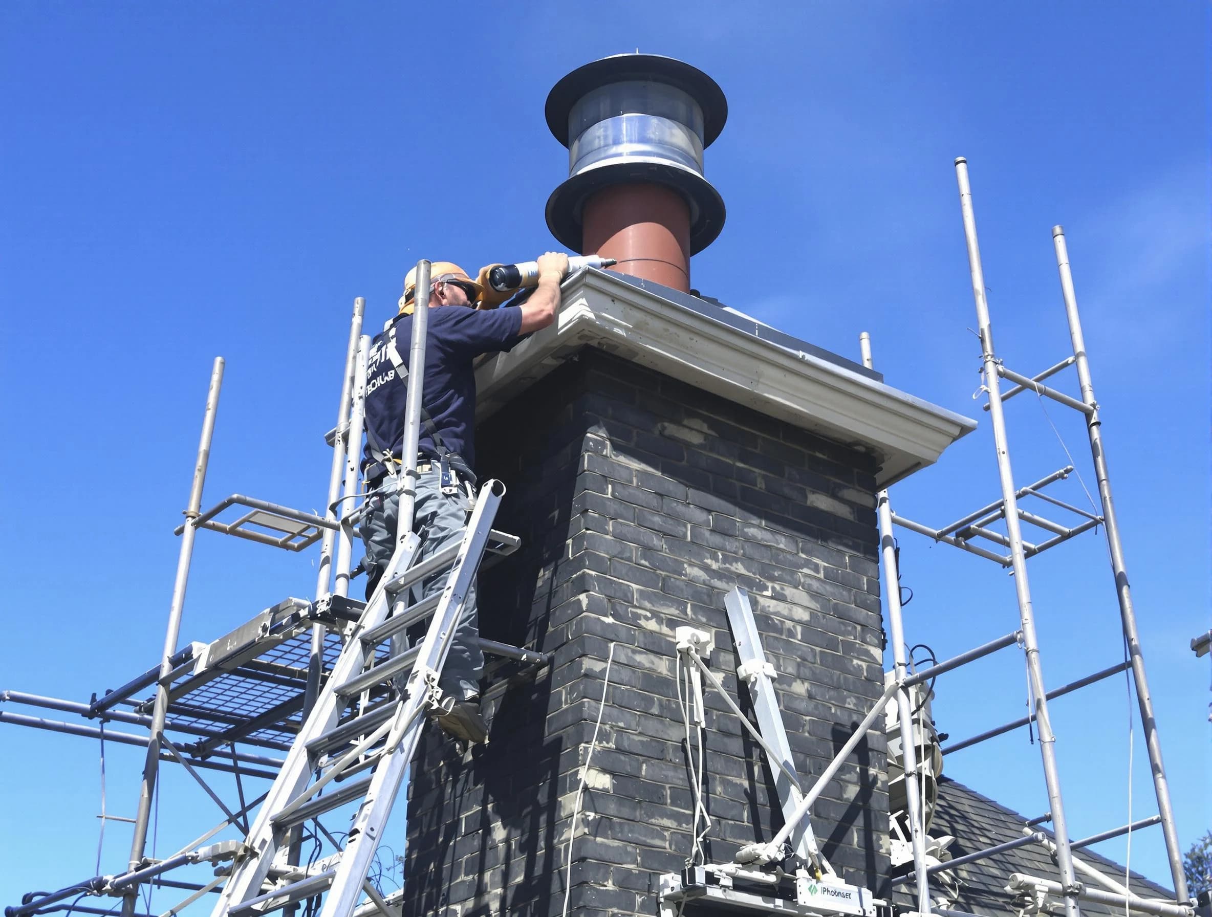 Sturdy chimney crown finished by Erie Chimney Sweep in Erie, CO