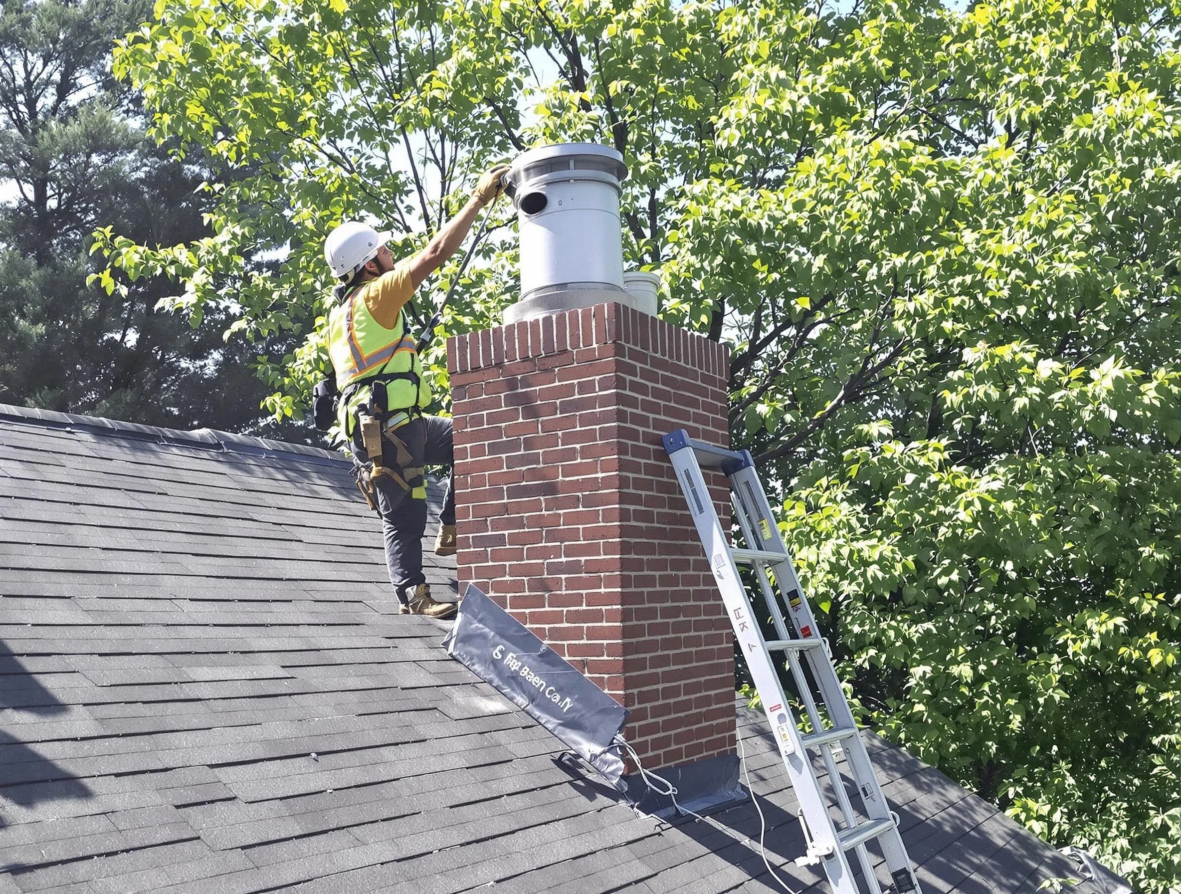 Chimney liner inspection by Erie Chimney Sweep in Erie, CO