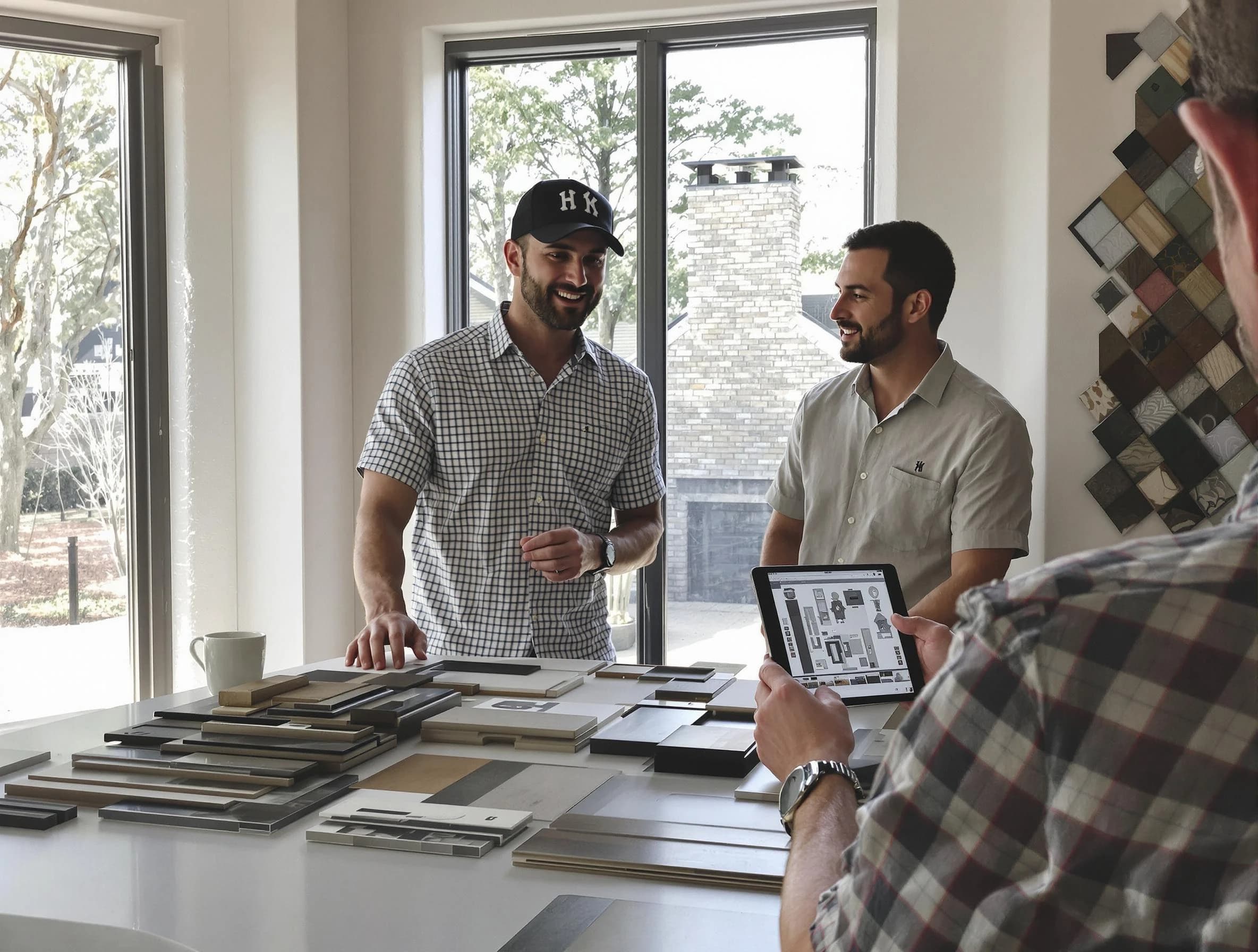 Erie Chimney Sweep remodeling a chimney and fireplace in Erie, CO