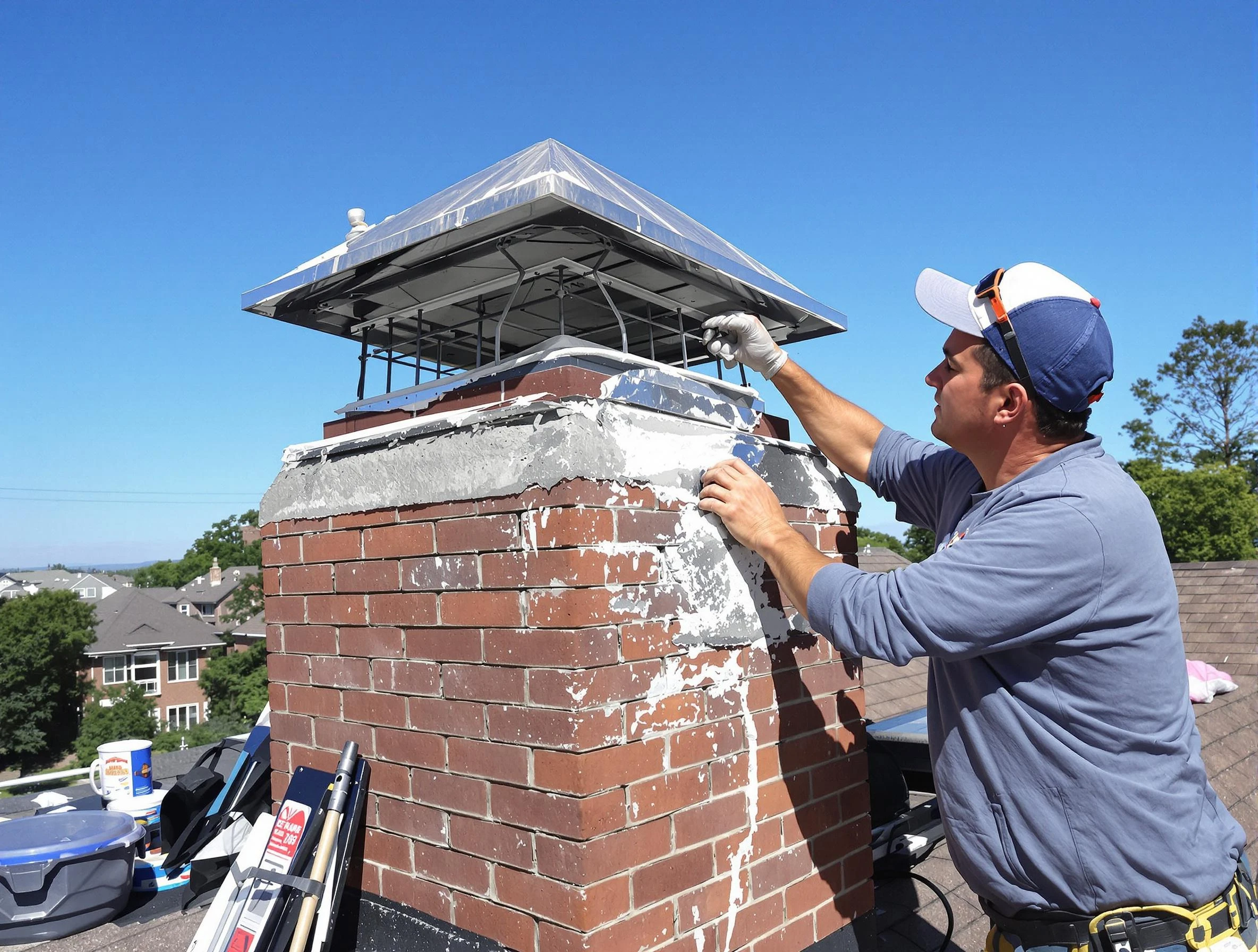 Chimney Crown Services service in Erie, CO