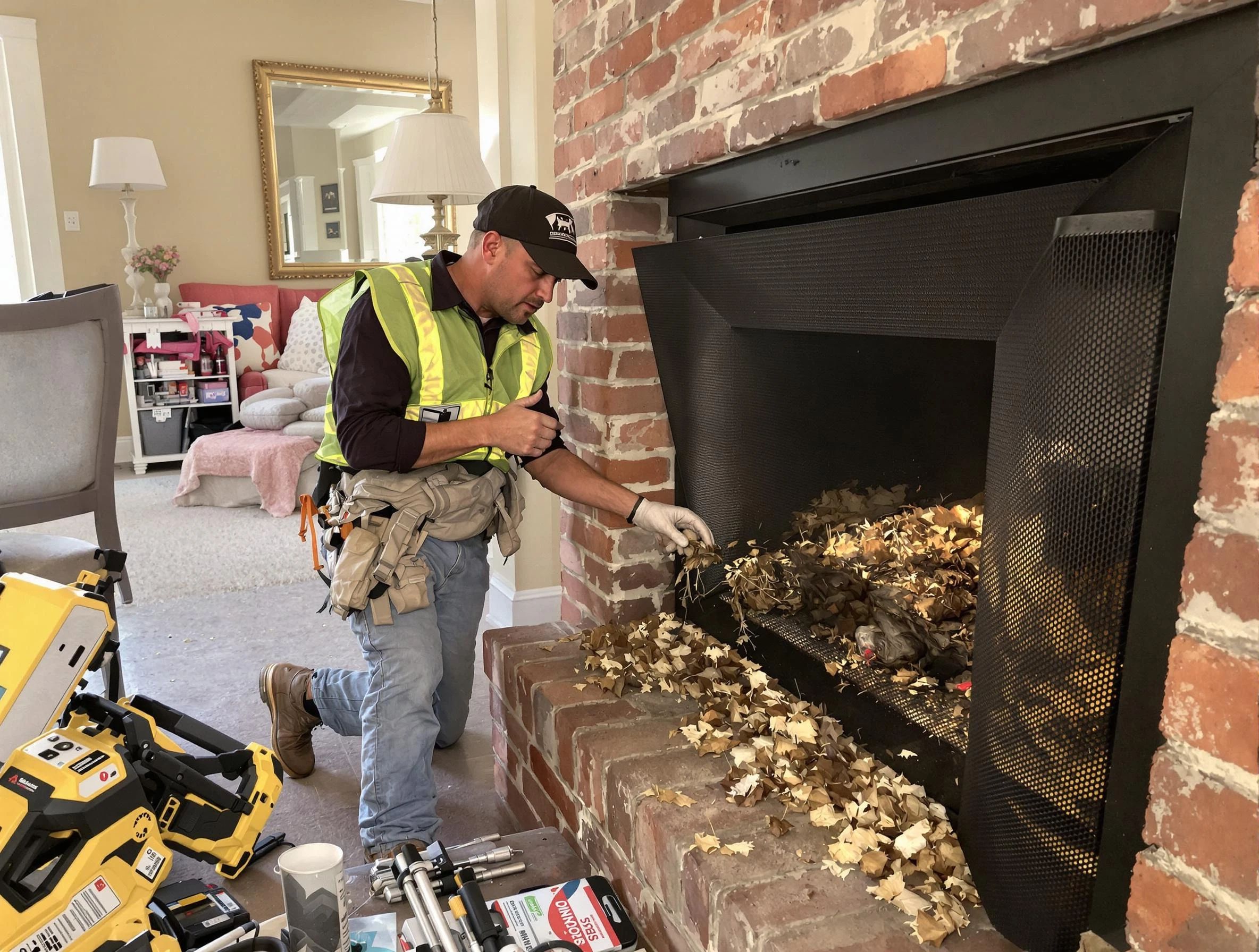 Safe screening installation by Erie Chimney Sweep in Erie, CO