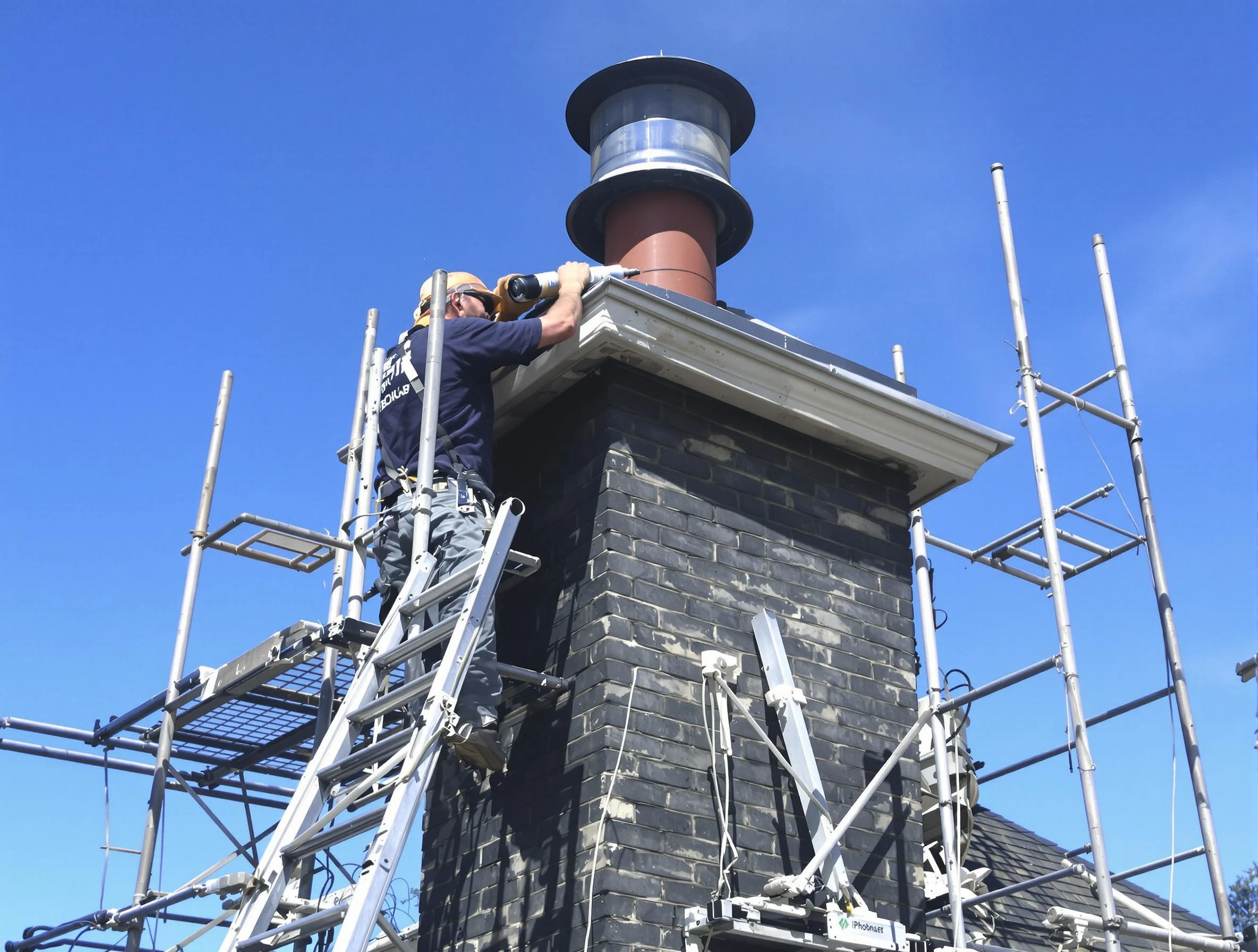Sturdy chimney crown finished by Erie Chimney Sweep in Erie, CO
